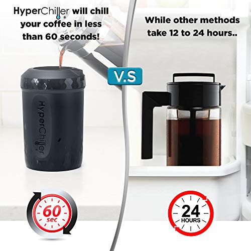 HyperChiller HC3 Ultimate Iced Beverage Cooler - Black (12.5 Oz)