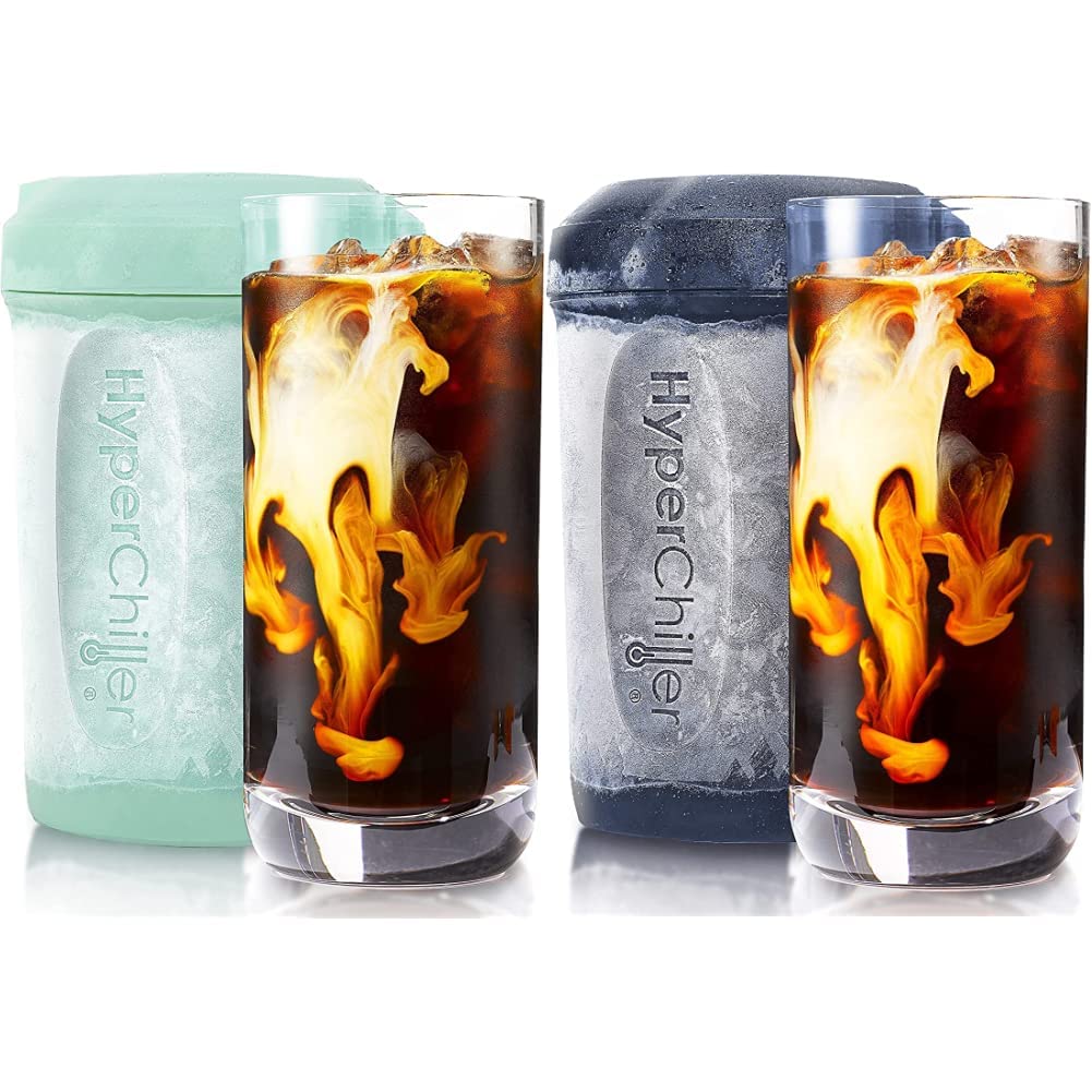HyperChiller Bundle: Reusable Iced Coffee Cooler, 12.5 Oz