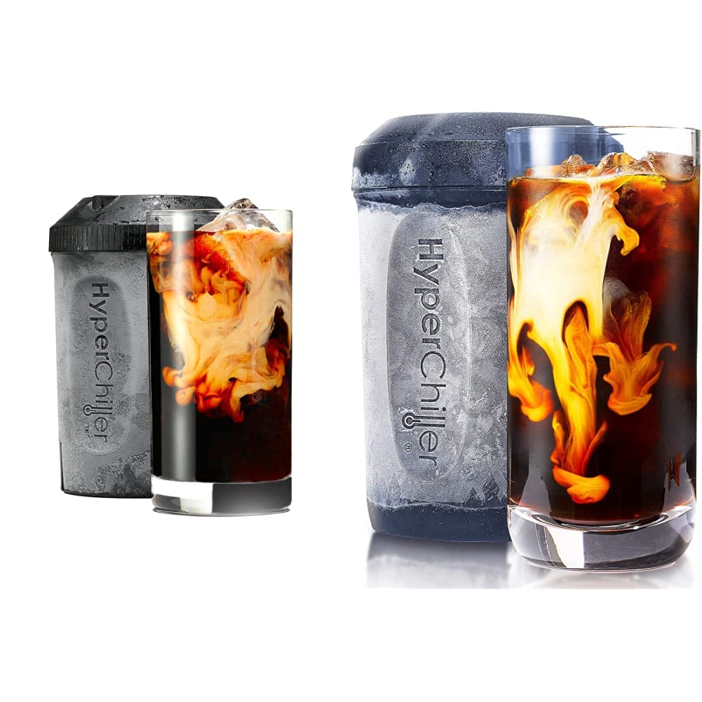 Iced Beverage Coolers for Coffee, Tea, Wine: HyperChiller Bundle (Mint & Slate Blue)