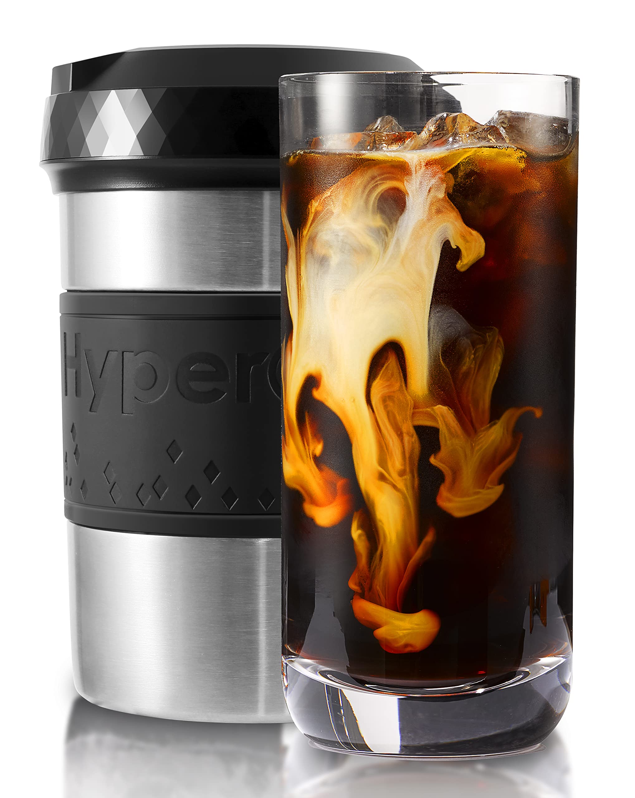 HyperChiller Stainless Steel Iced Beverage Cooler for Coffee and More